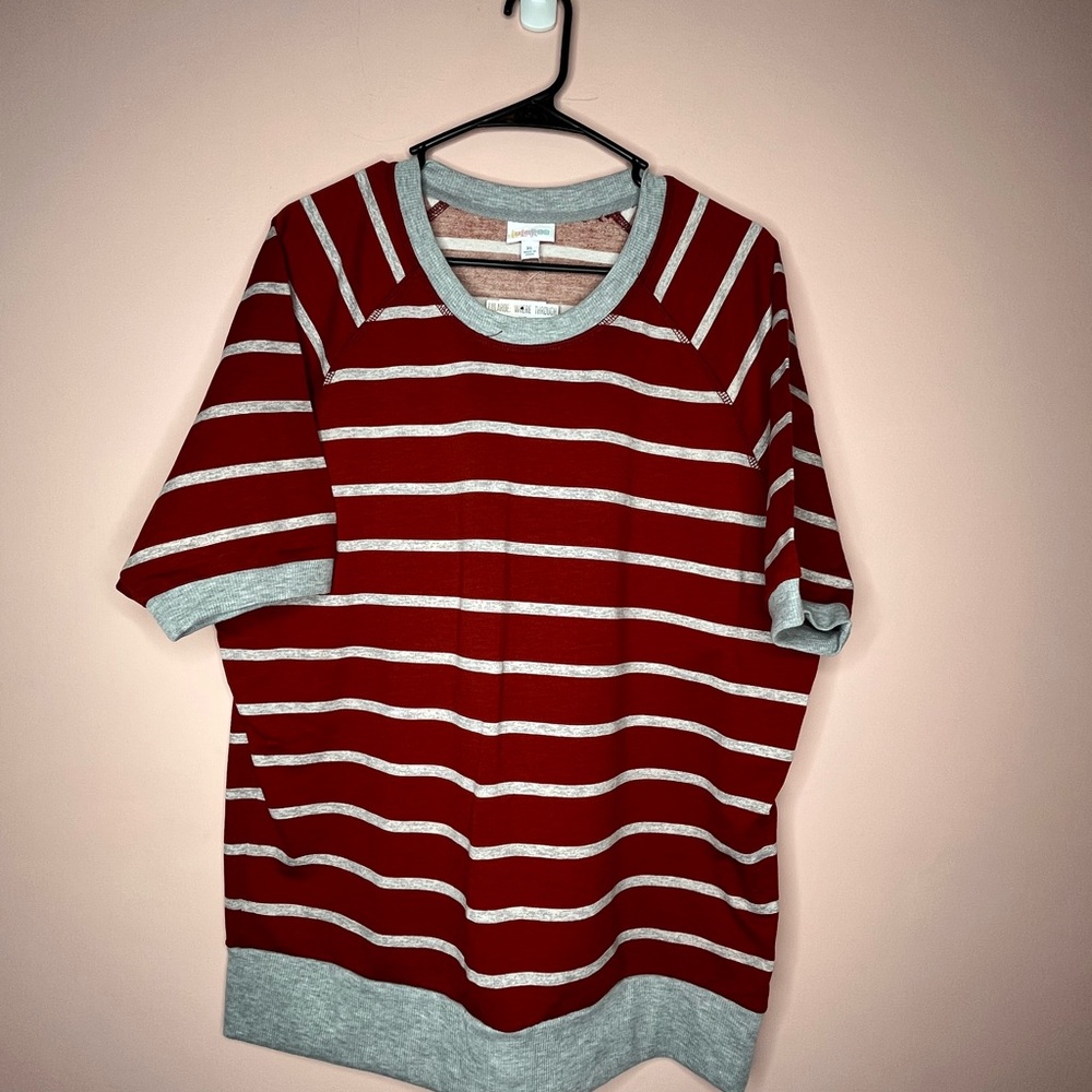 NWT LuLaRoe Jane Short Sleeve Sweatshirt